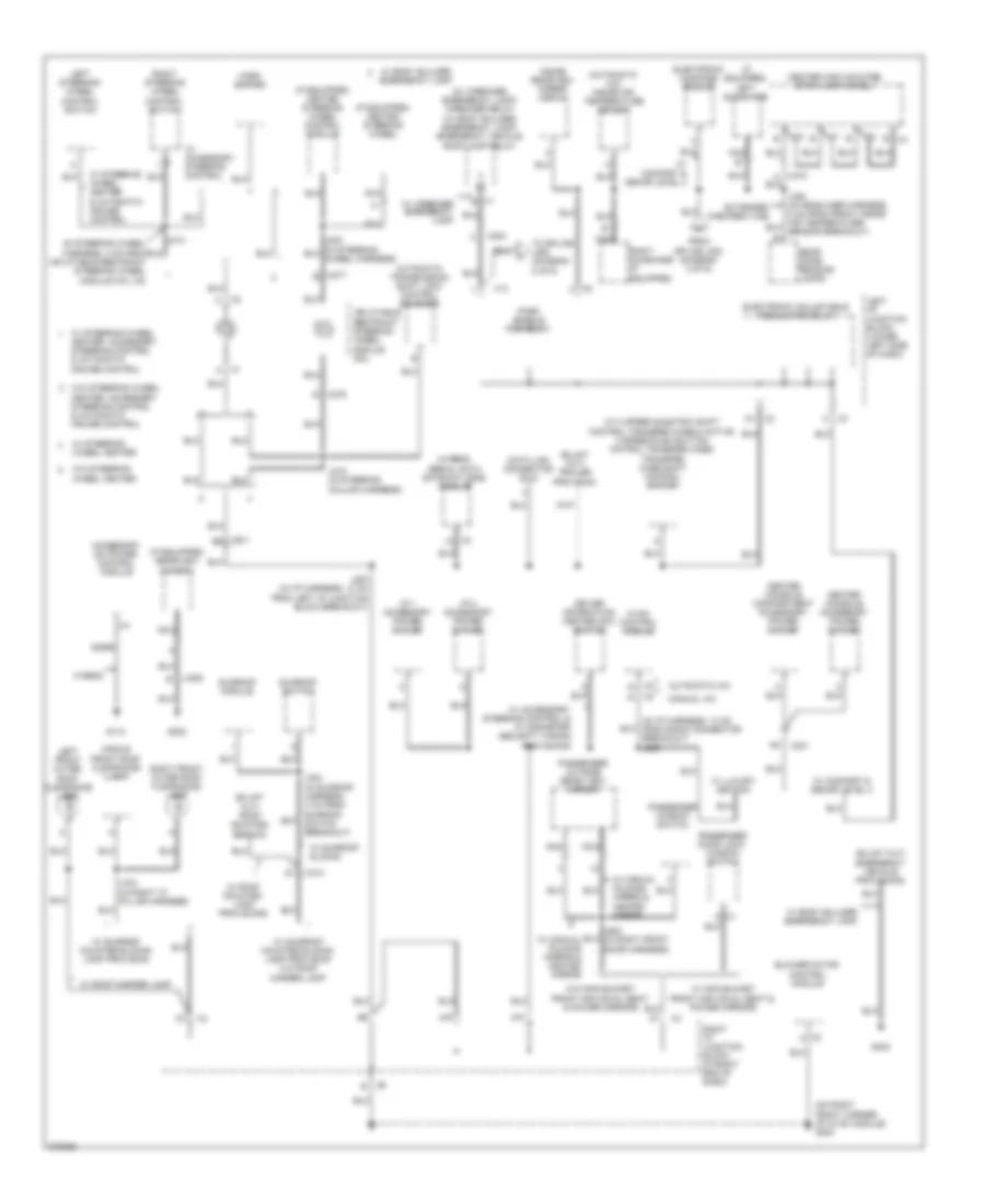 Ground Distribution Wiring Diagram (3 of 6) for Chevrolet Silverado 3500 HD 2012