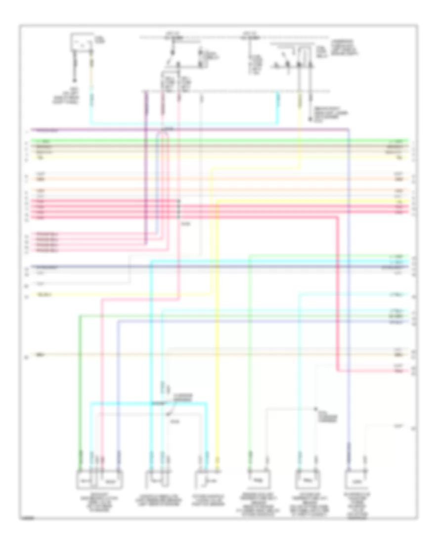 1.6L VIN 6, Engine Performance Wiring Diagram (3 of 4) for Chevrolet Aveo 2006