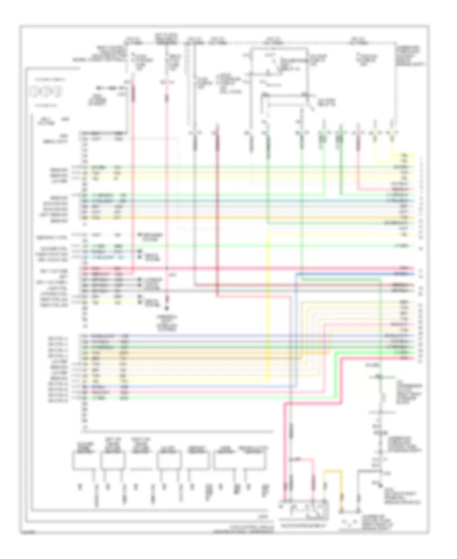 Automatic AC Wiring Diagram (1 of 2) for Chevrolet Corvette 2009