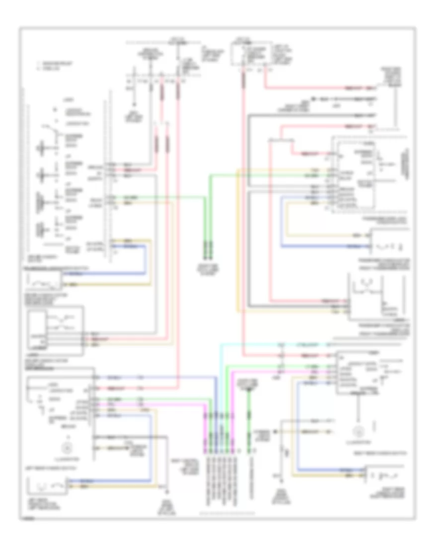 Power Windows Wiring Diagram for Chevrolet Suburban LS 2014 1500