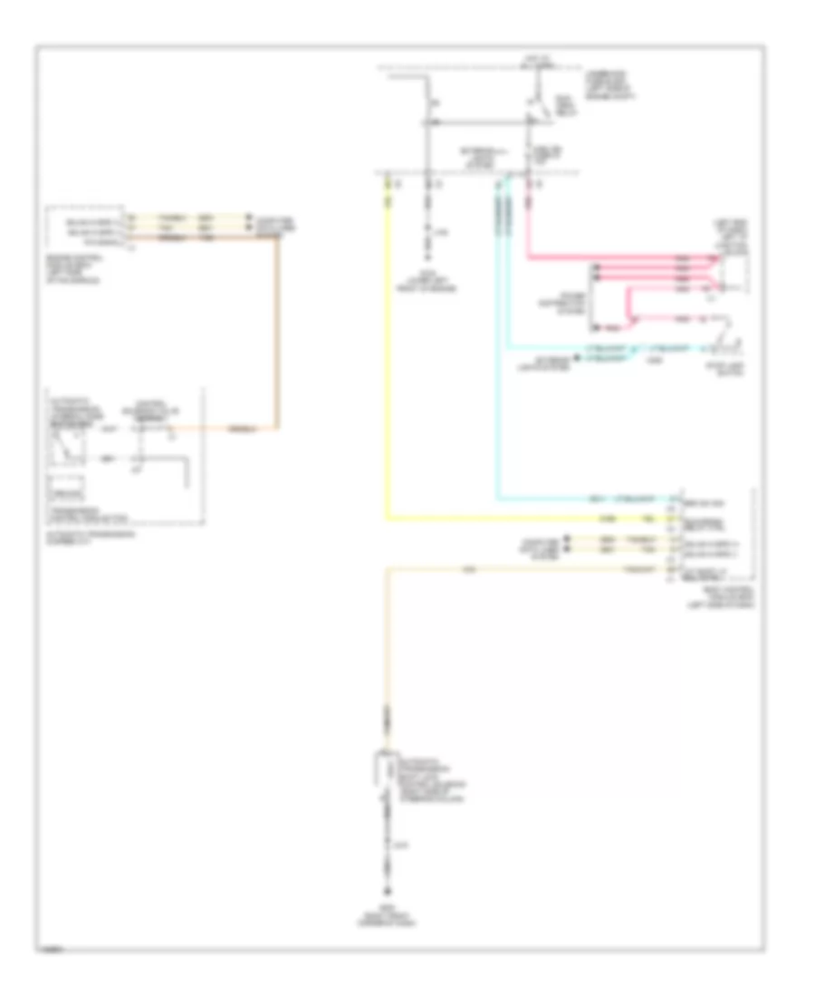 Shift Interlock Wiring Diagram for Chevrolet Suburban 1500 LS 2014
