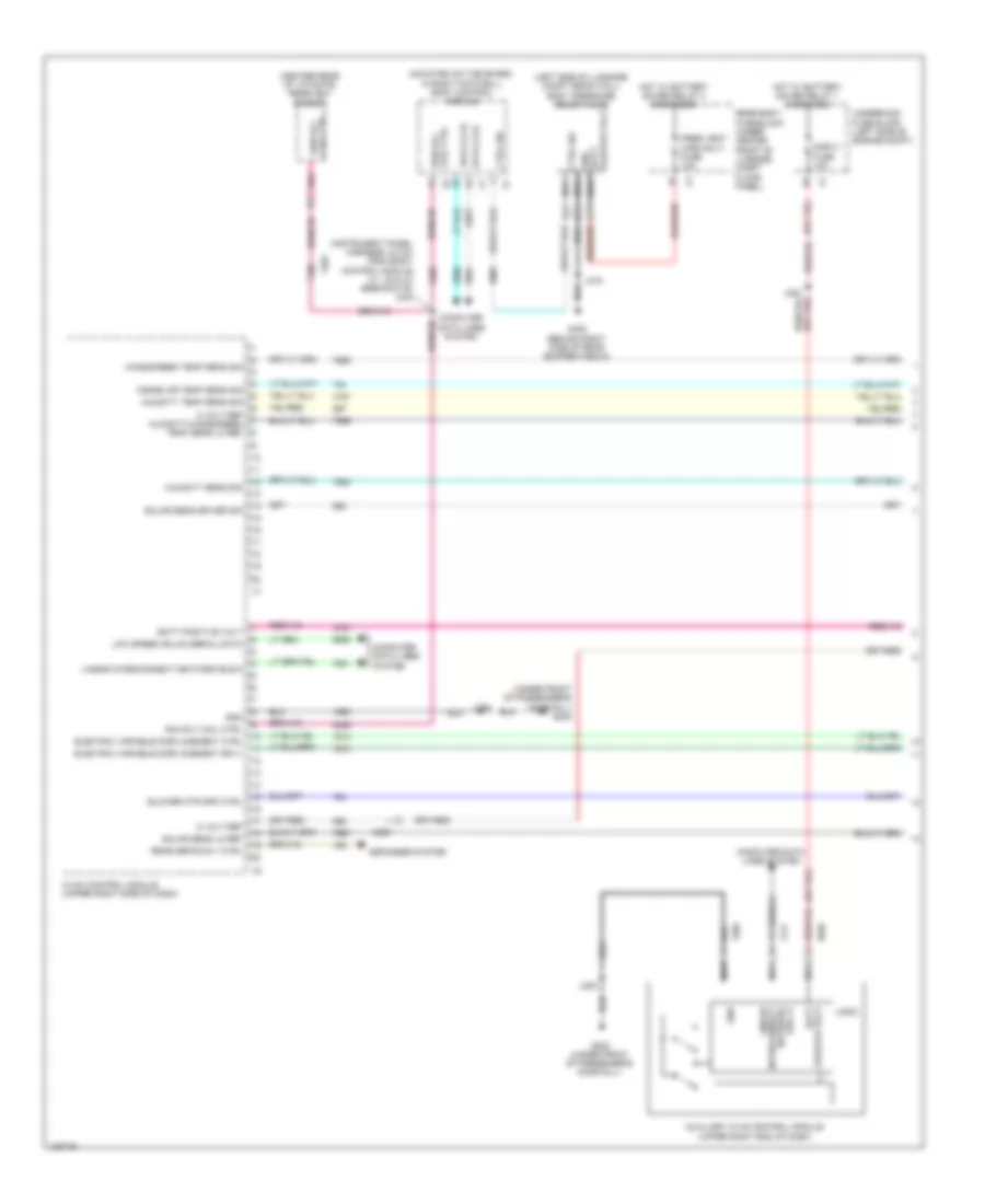Automatic AC Wiring Diagram (1 of 5) for Chevrolet Corvette Stingray 2014