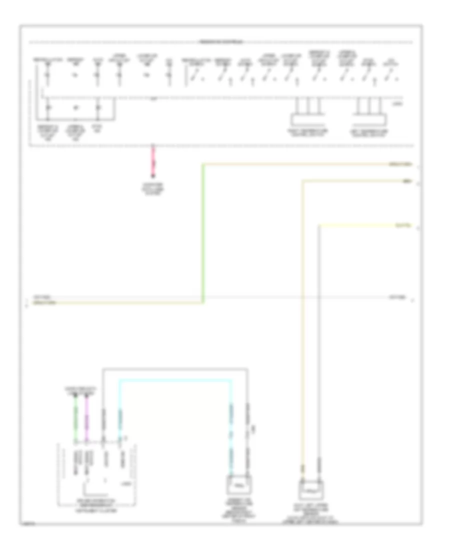 Automatic AC Wiring Diagram (3 of 5) for Chevrolet Corvette Stingray 2014