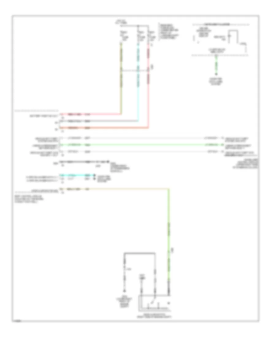 Pass-Key Wiring Diagram for Chevrolet Corvette Stingray 2014