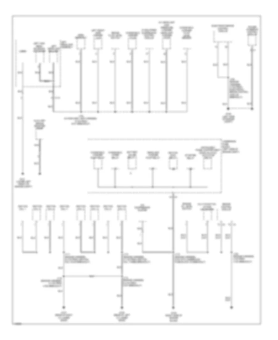 Ground Distribution Wiring Diagram 1 of 5 for Chevrolet Corvette Stingray 2014