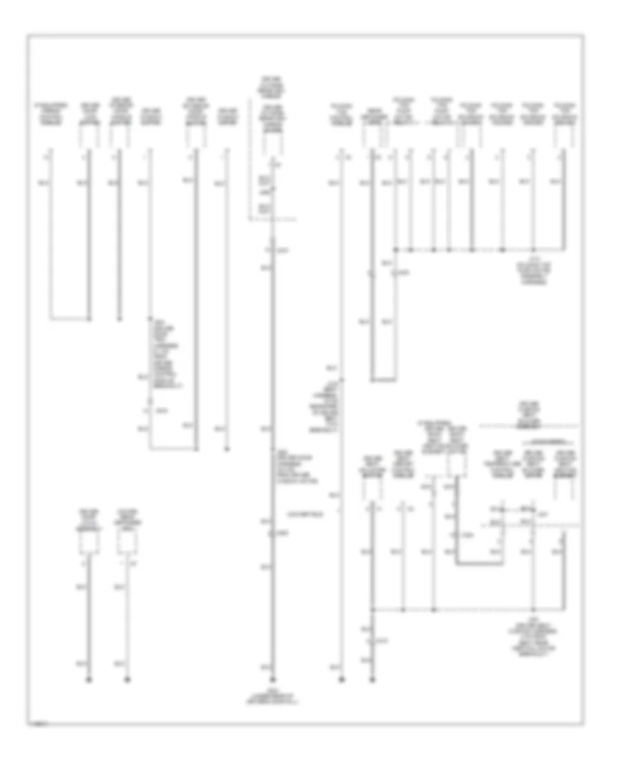 Ground Distribution Wiring Diagram 4 of 5 for Chevrolet Corvette Stingray 2014