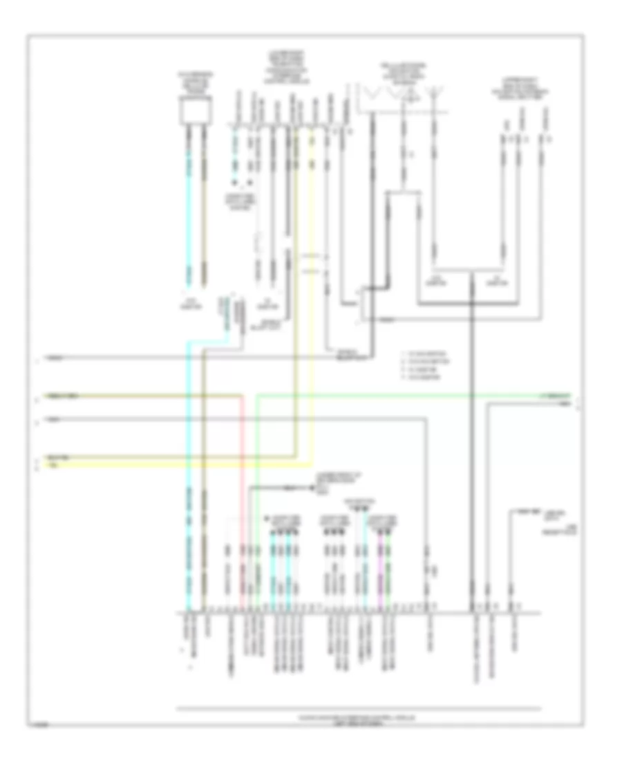 Navigation Wiring Diagram 2 of 5 for Chevrolet Corvette Stingray 2014