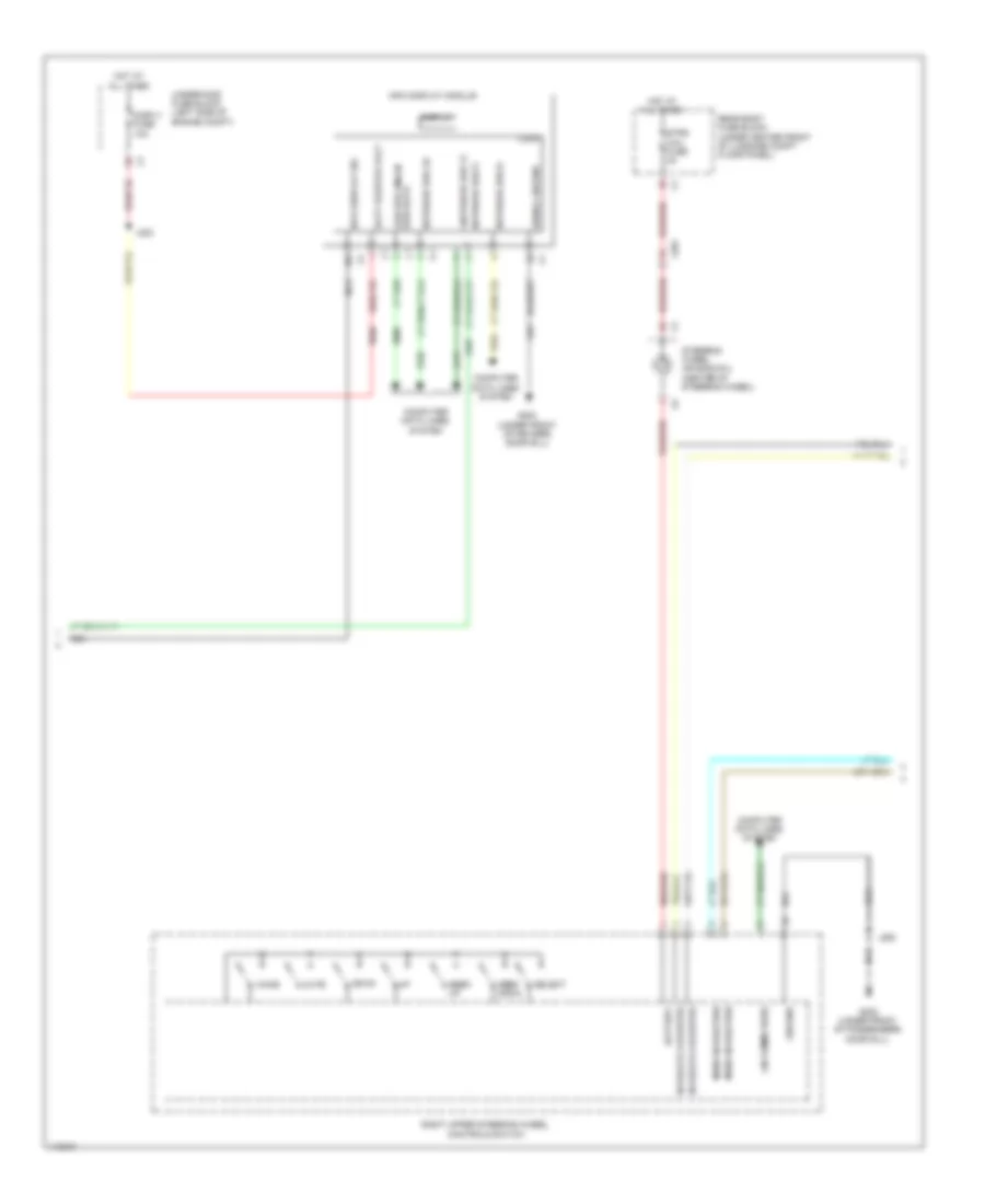 Navigation Wiring Diagram (3 of 5) for Chevrolet Corvette Stingray 2014