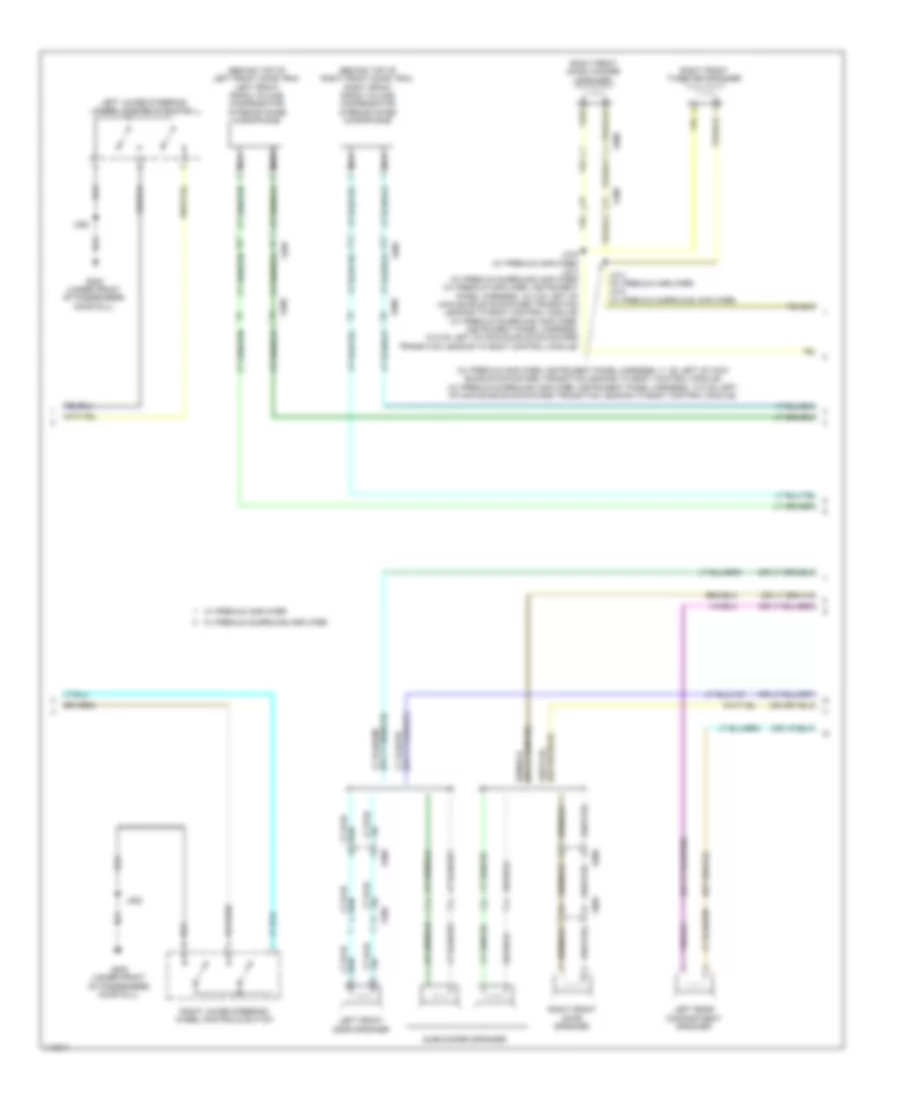 Navigation Wiring Diagram 4 of 5 for Chevrolet Corvette Stingray 2014