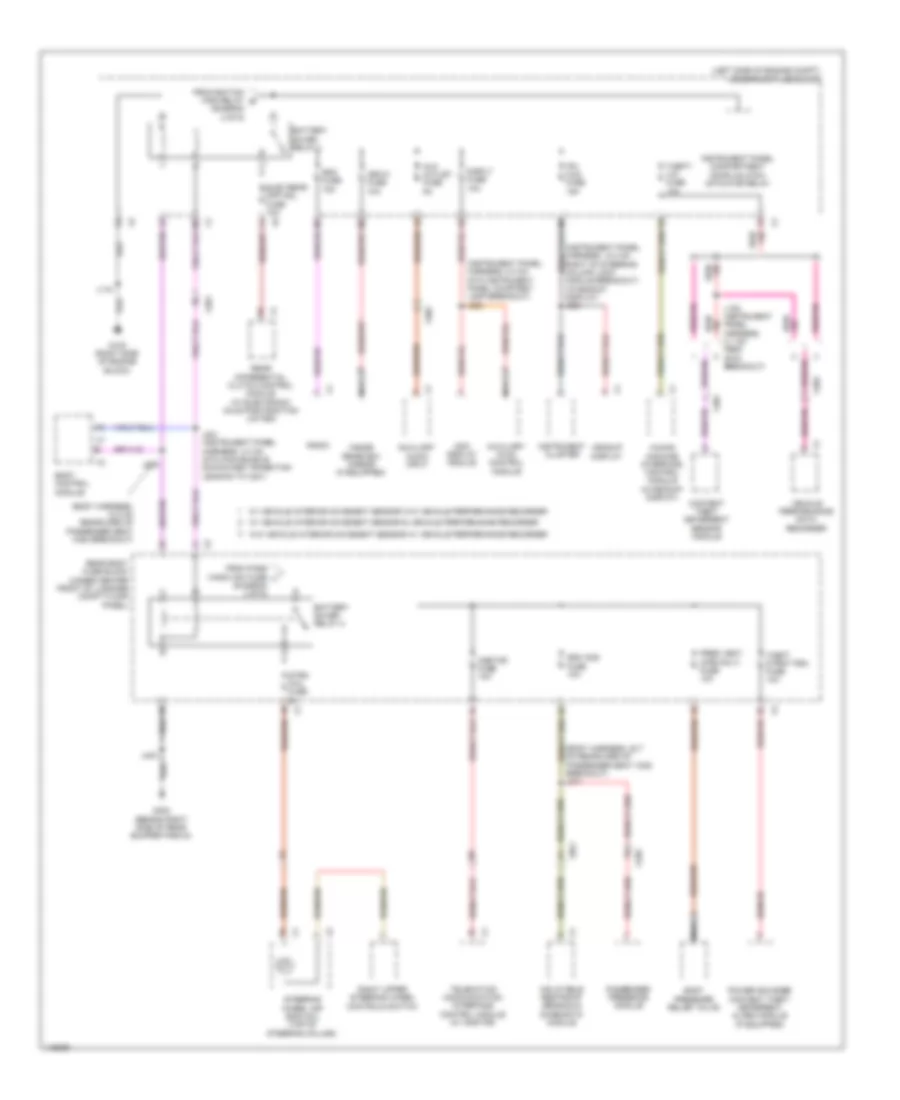 Power Distribution Wiring Diagram (4 of 6) for Chevrolet Corvette Stingray 2014