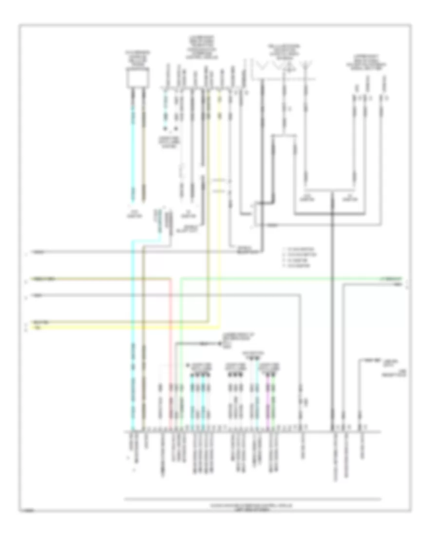 Radio Wiring Diagram (2 of 5) for Chevrolet Corvette Stingray 2014