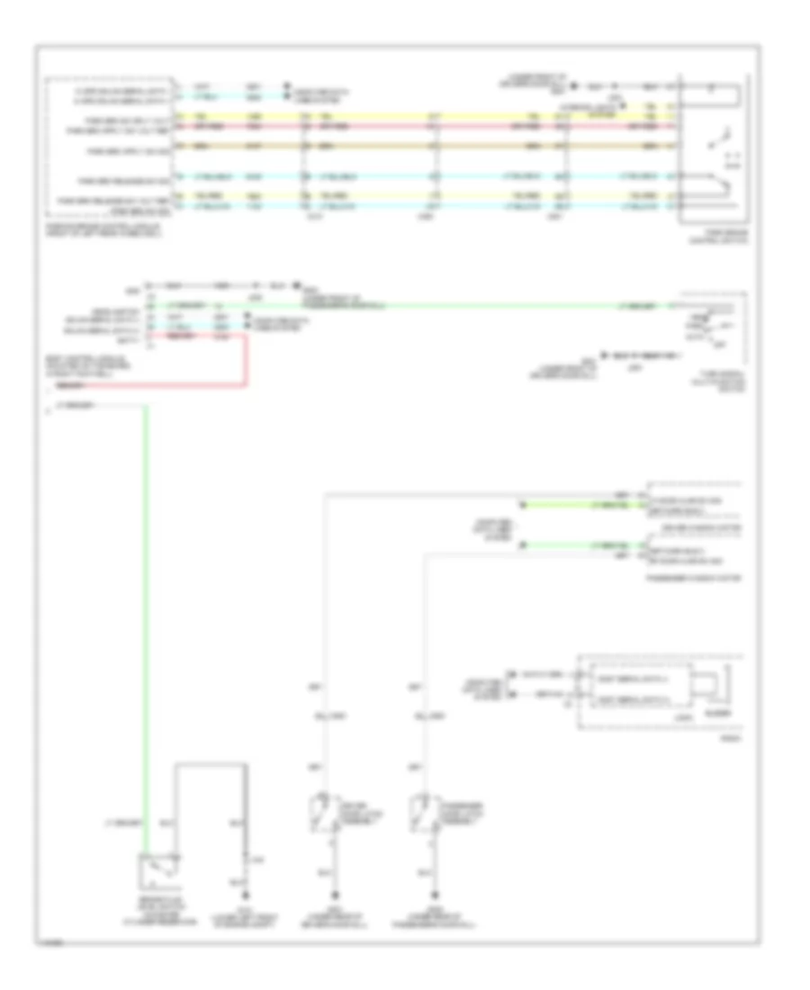 Chime Wiring Diagram (2 of 2) for Chevrolet Corvette Stingray 2014