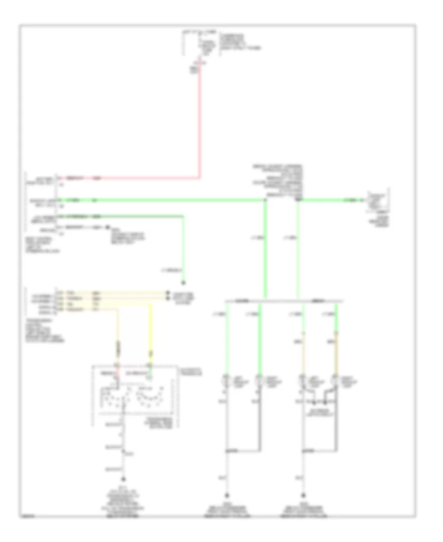 Back up Lamps Wiring Diagram for Chevrolet Monte Carlo SS 2007