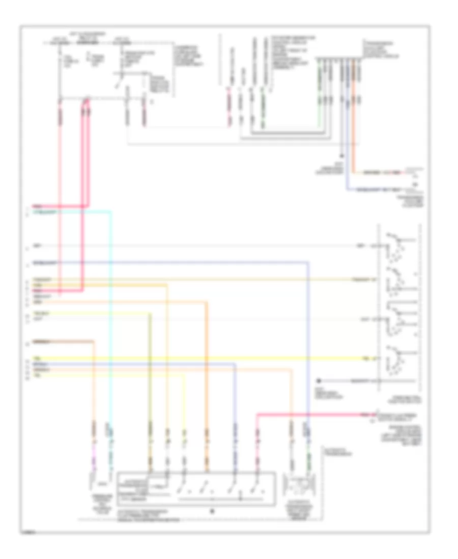 2 4L VIN 5 Transmission Wiring Diagram 2 of 2 for Chevrolet Malibu Hybrid 2008