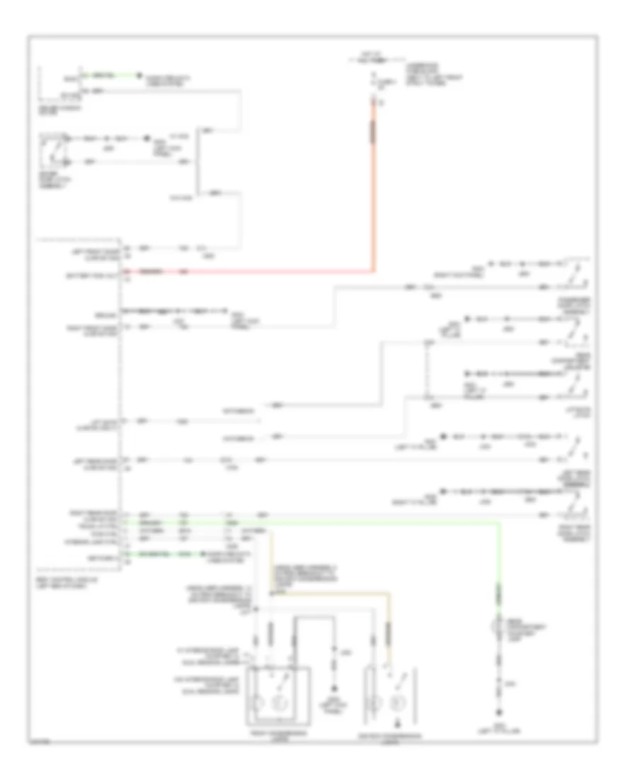 Courtesy Lamps Wiring Diagram for Chevrolet Sonic LS 2012