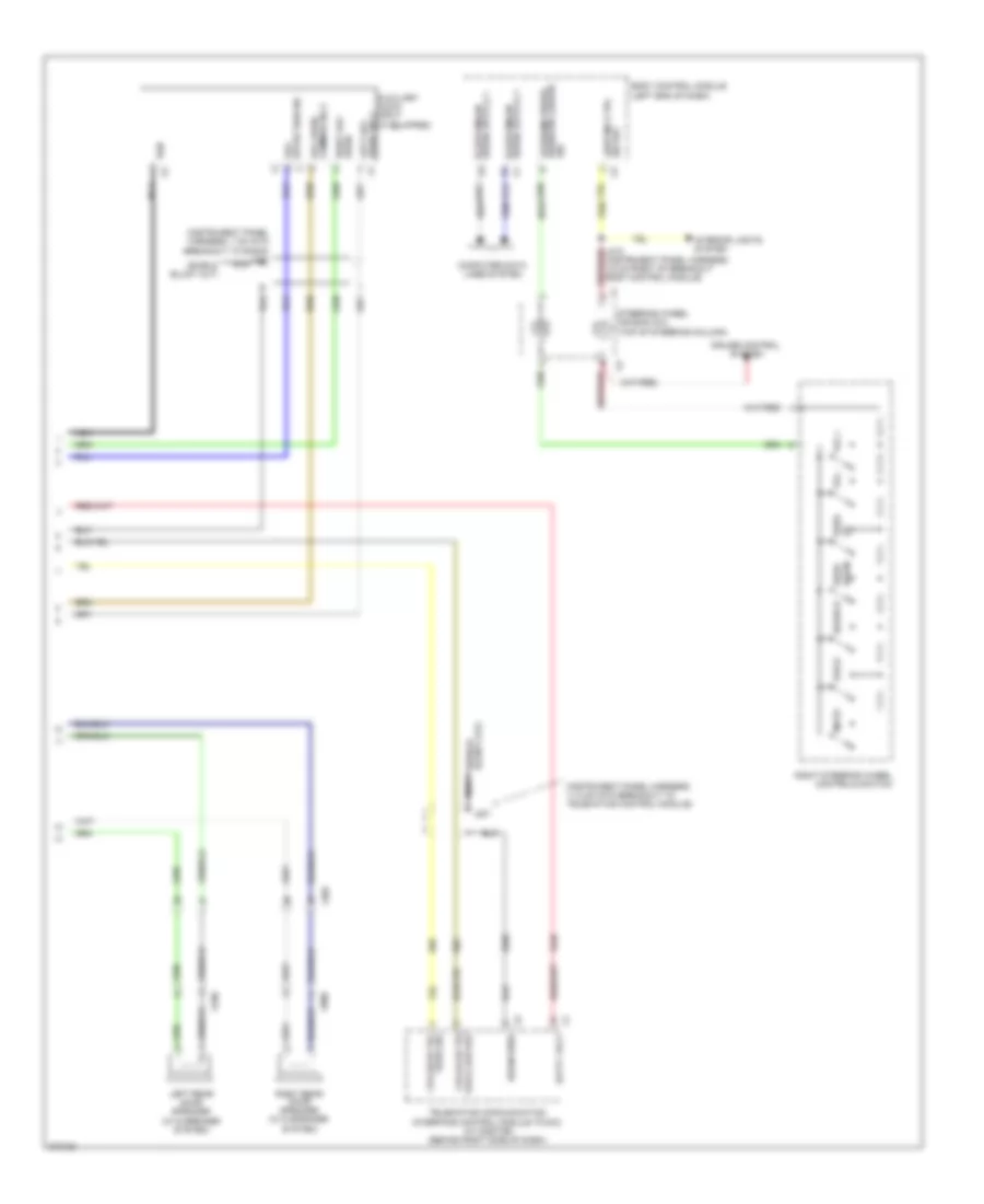 Navigation Wiring Diagram 2 of 2 for Chevrolet Sonic LS 2012