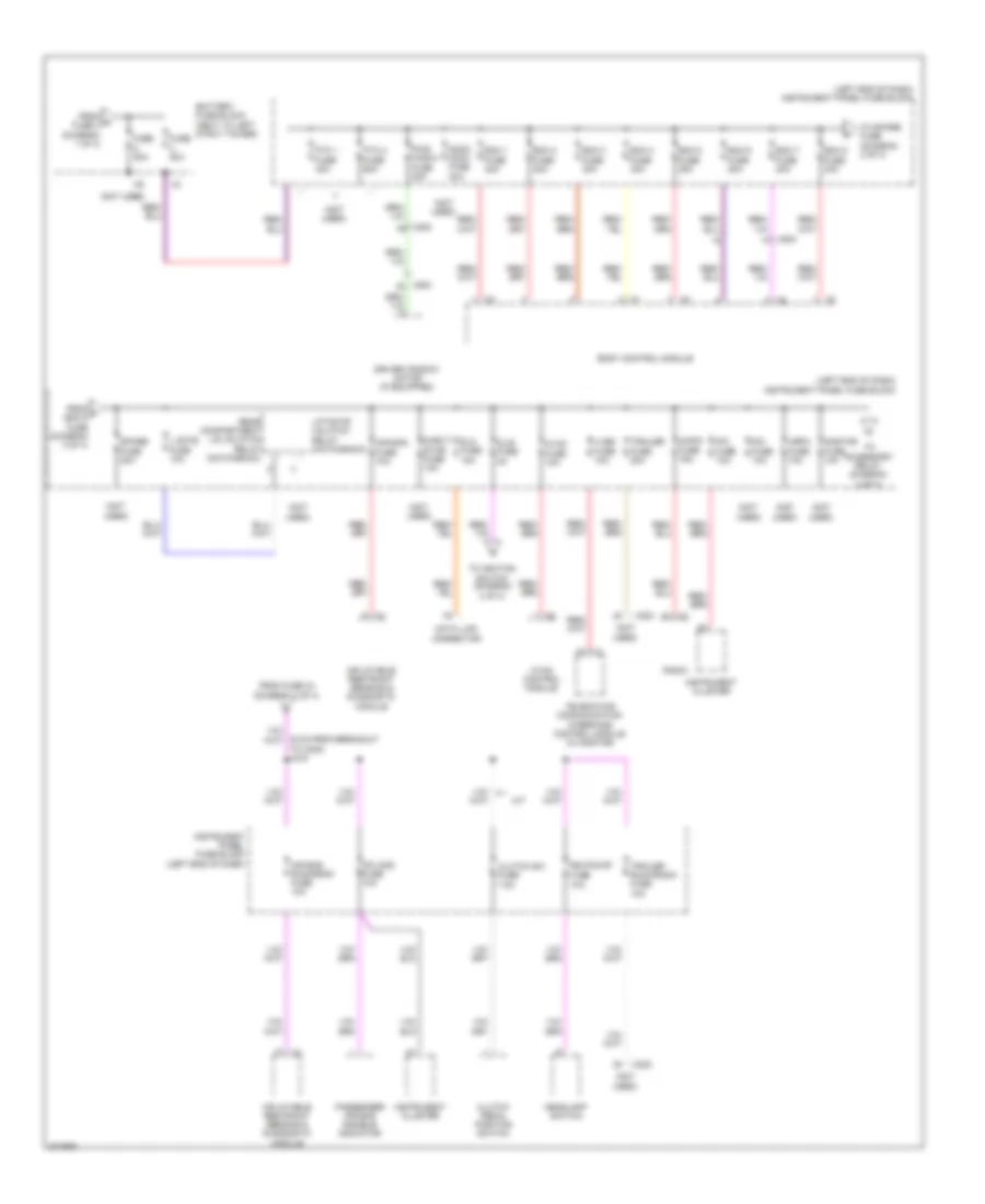 Power Distribution Wiring Diagram (3 of 4) for Chevrolet Sonic LS 2012