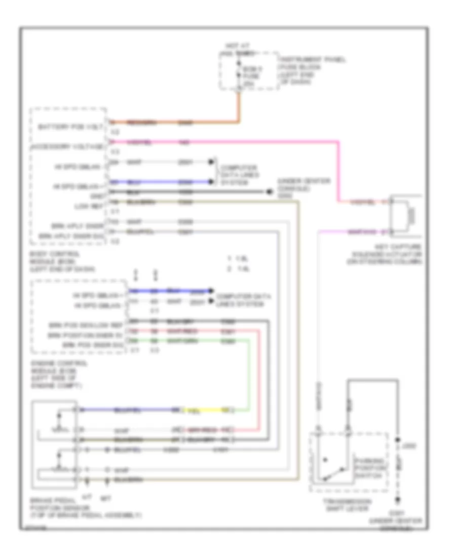 Ignition Lock Solenoid Wiring Diagram for Chevrolet Sonic LS 2012