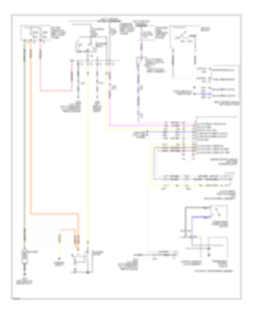 Starting Wiring Diagram for Chevrolet Sonic LS 2012