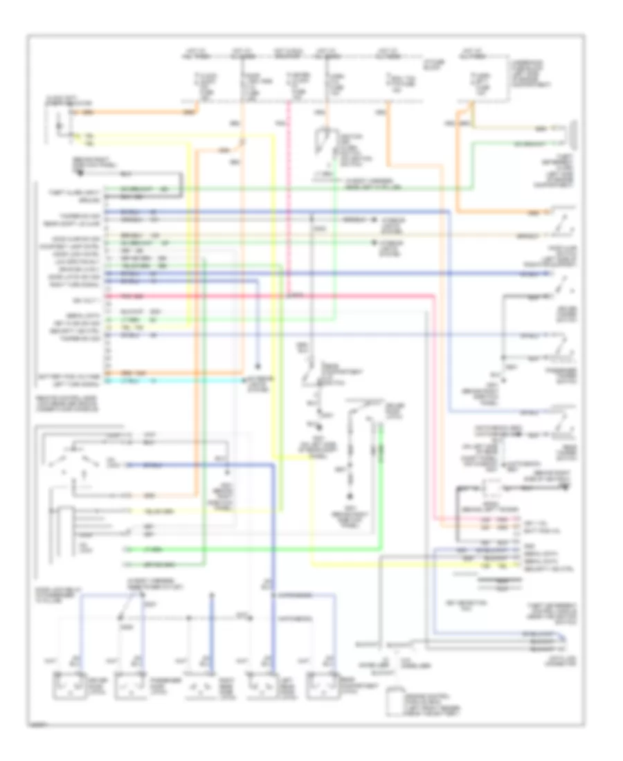 Anti theft Wiring Diagram for Chevrolet Aveo LS 2006