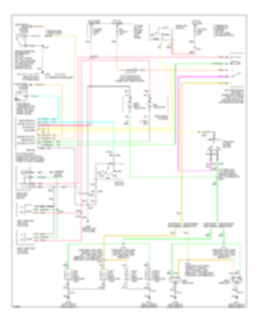 Headlight Wiring Diagram for Chevrolet Chevy Express G1500 2000