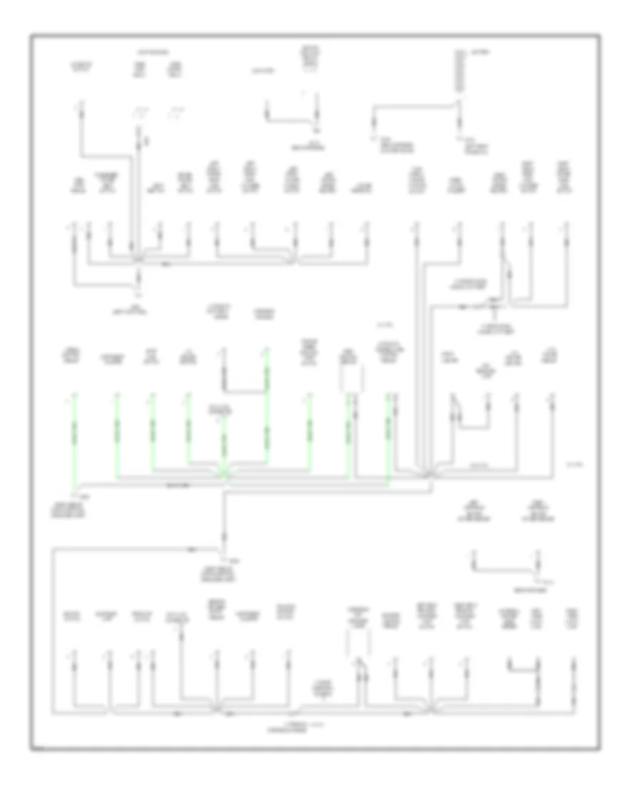 Электросхема подключение массы заземления (1 из 2) для Chrysler Concorde LXi 1996
