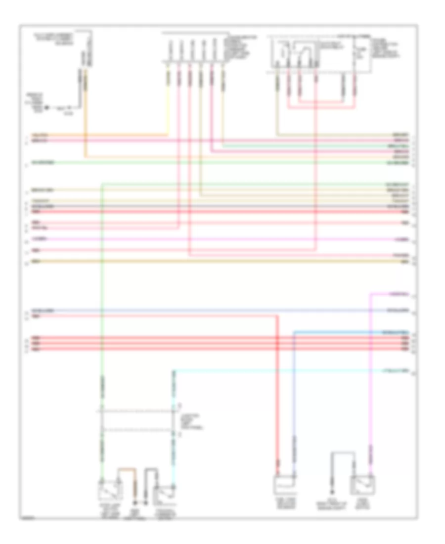 5.7L, Электросхема системы управления двигателя, гибрид (5 из 6) для Chrysler Aspen Limited 2009