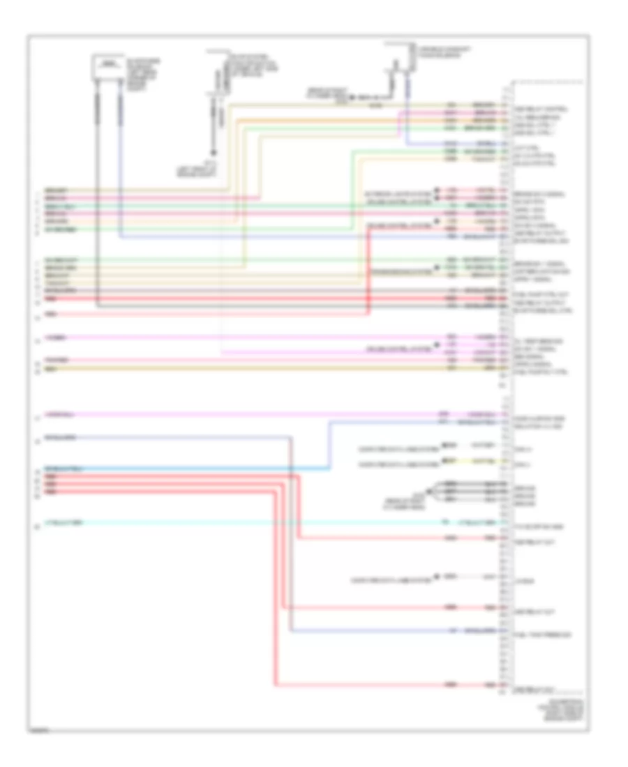 5.7L, Электросхема системы управления двигателя, гибрид (6 из 6) для Chrysler Aspen Limited 2009