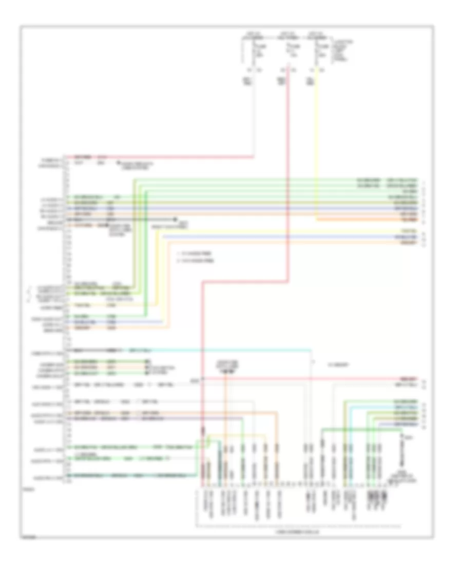 Электросхема магнитолы, Премиум класс (1 из 3) для Chrysler Aspen Limited 2009