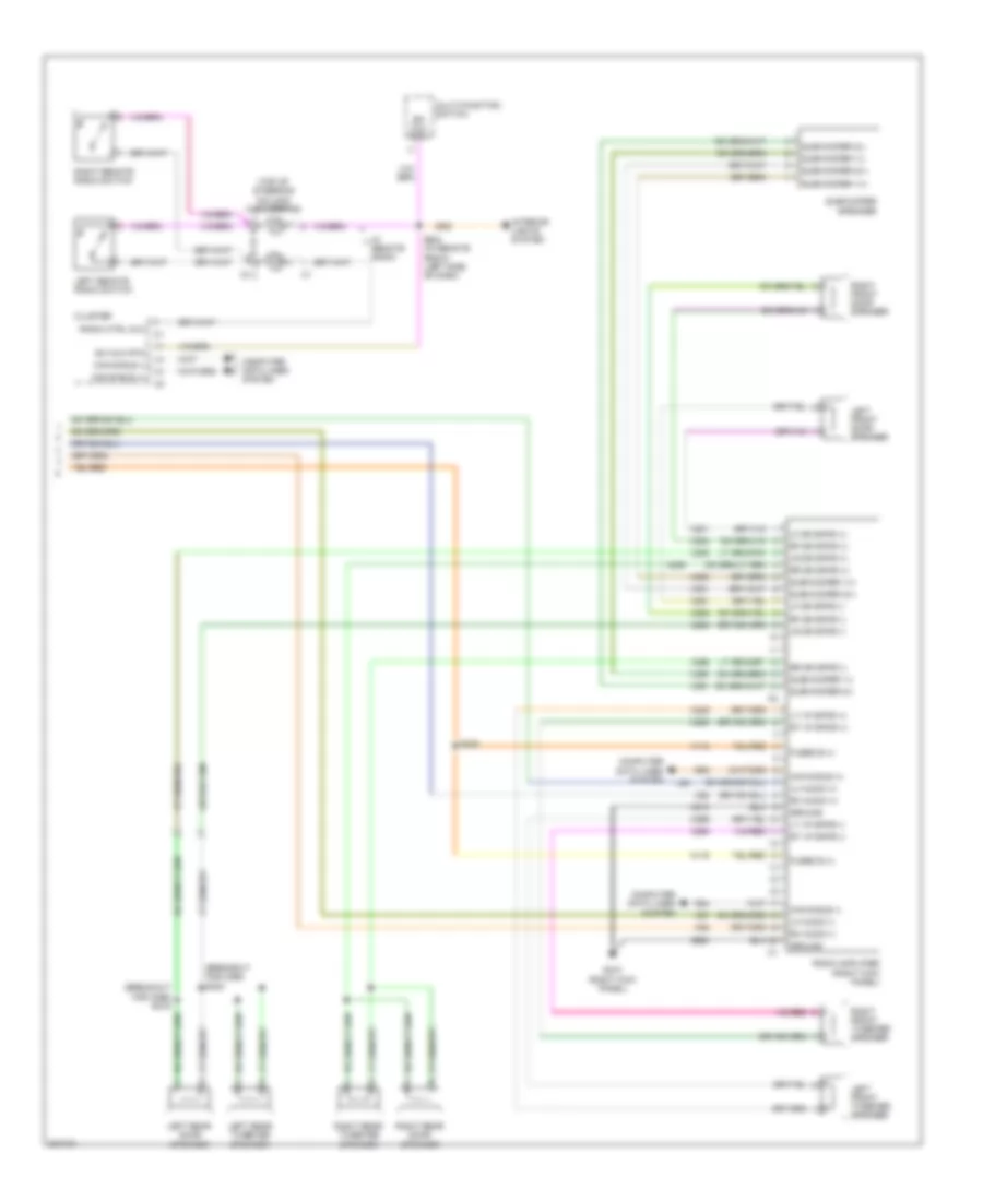Электросхема магнитолы, Премиум класс (3 из 3) для Chrysler Aspen Limited 2009