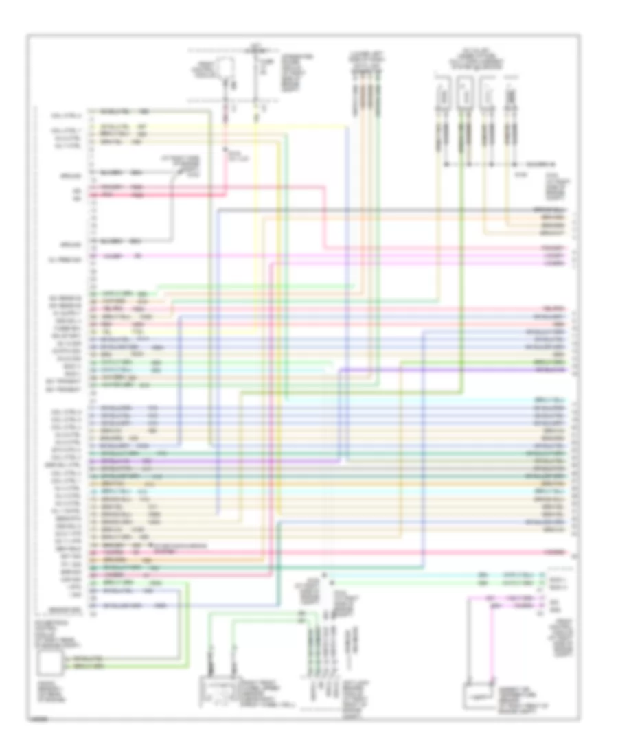 5.7L, Электросхема системы управления двигателя, Посол Рестайлинга (1 из 4) для Chrysler 300 2006