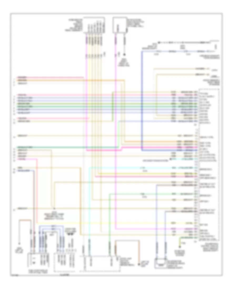 5.7L, Электросхема системы управления двигателя (4 из 4) для Chrysler 300 S 2010