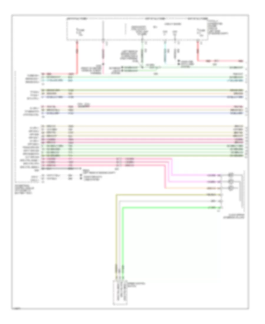 Электросхема системы круизконтроля (1 из 2) для Chrysler 200 Limited 2014