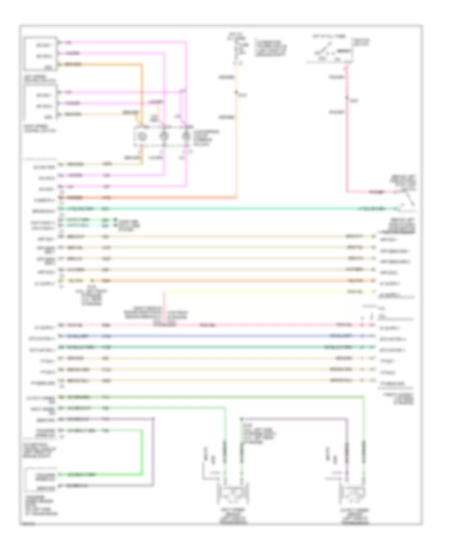 Электросхема системы круизконтроля для Chrysler Pacifica Touring 2008