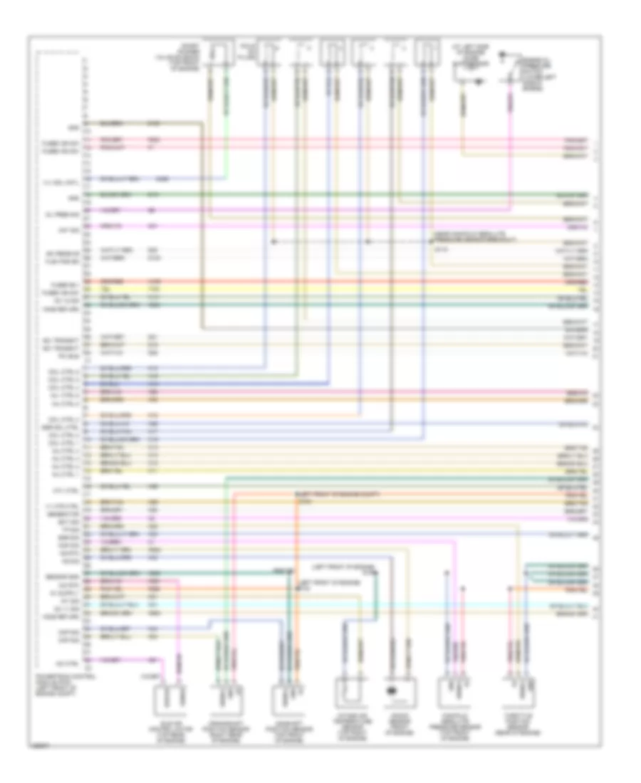 3.5L, Электросхема системы управления двигателя (1 из 5) для Chrysler Pacifica 2006