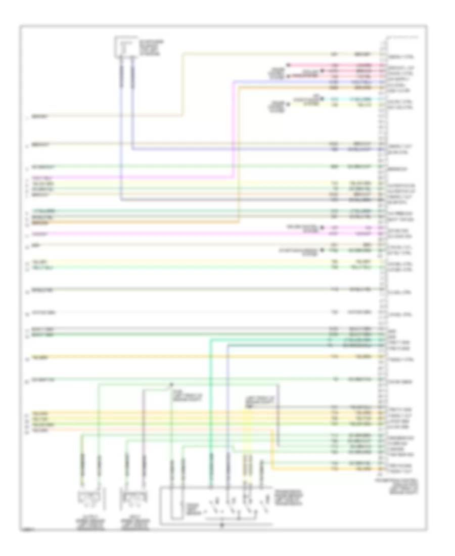 3.5L, Электросхема системы управления двигателя (5 из 5) для Chrysler Pacifica 2006