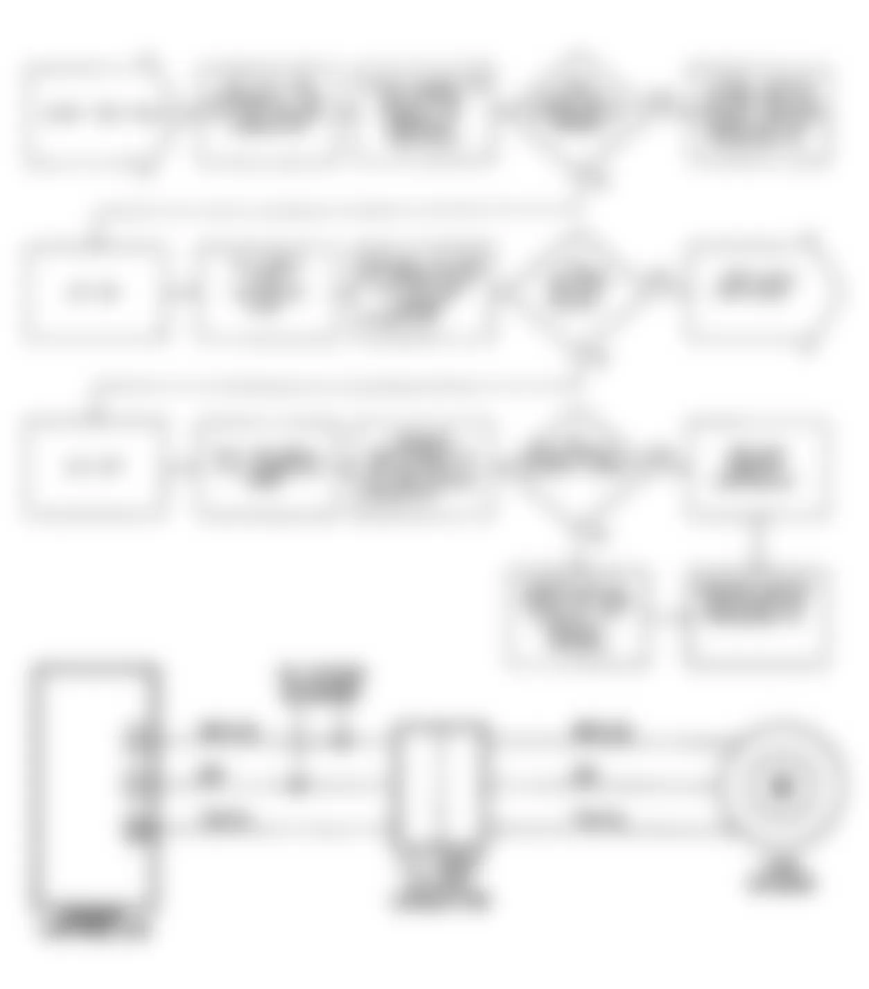 Chrysler Imperial 1990 - Component Locations -  NS8: Circuit Diagram & Flow Chart (1 of 2)