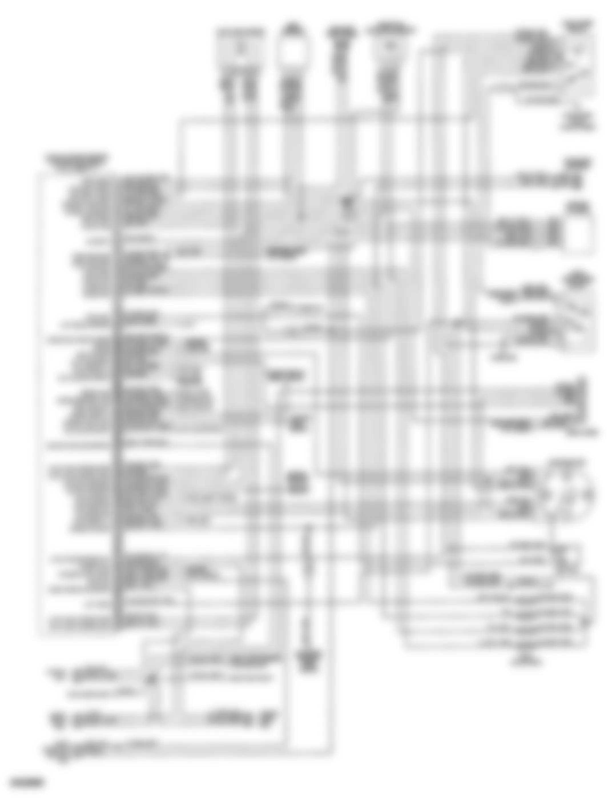 Chrysler LeBaron 1992 - Component Locations -  Wiring Diagram (Daytona & LeBaron Conv./Cpe. - 2.5L Turbo I)