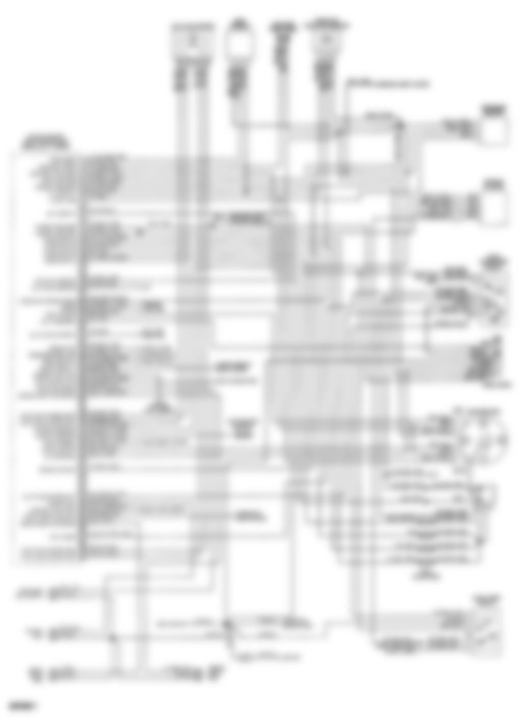 Chrysler LeBaron 1992 - Component Locations -  Wiring Diagram (Shadow - 2.5L Turbo I)