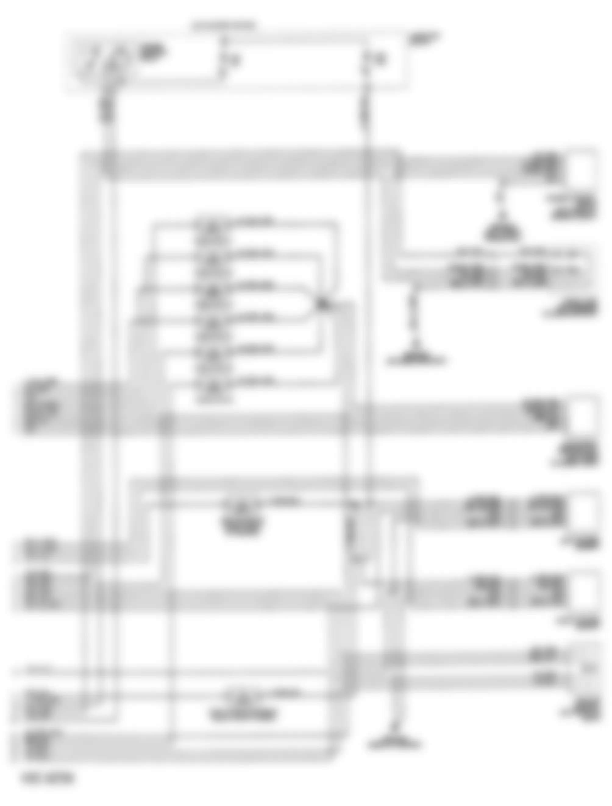 Chrysler Concorde 1993 - Component Locations -  PCM Wiring Diagram - 2 Of 2 (3.3L)