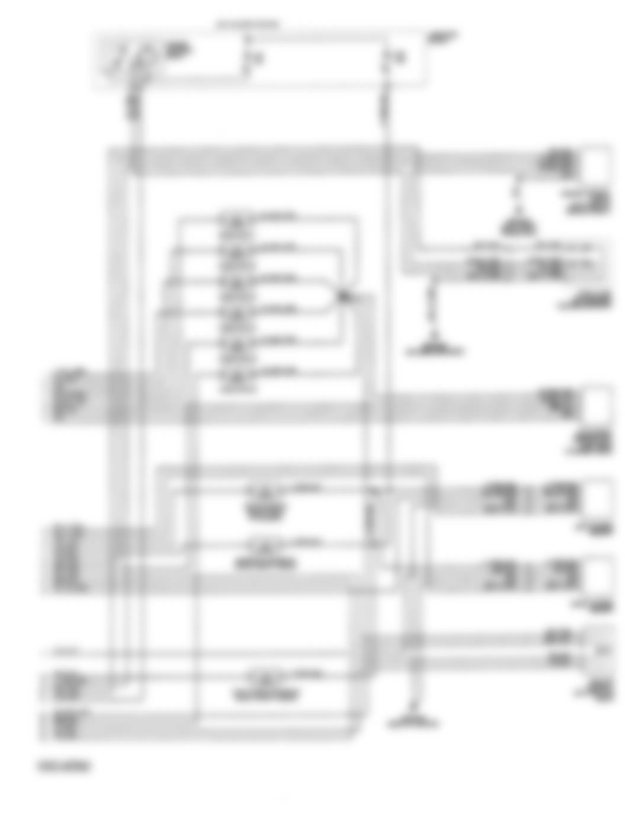 Chrysler Concorde 1993 - Component Locations -  PCM Wiring Diagram - 2 Of 2 (3.5L)