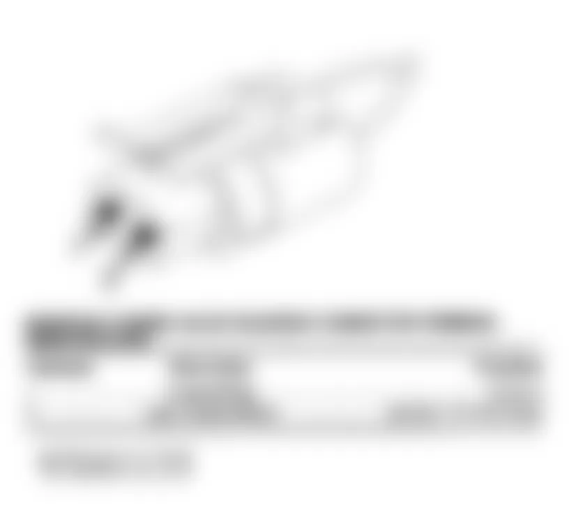 Chrysler Imperial 1993 - Component Locations -  Manifold Tuning Valve (MTV) Solenoid Connector Terminal ID