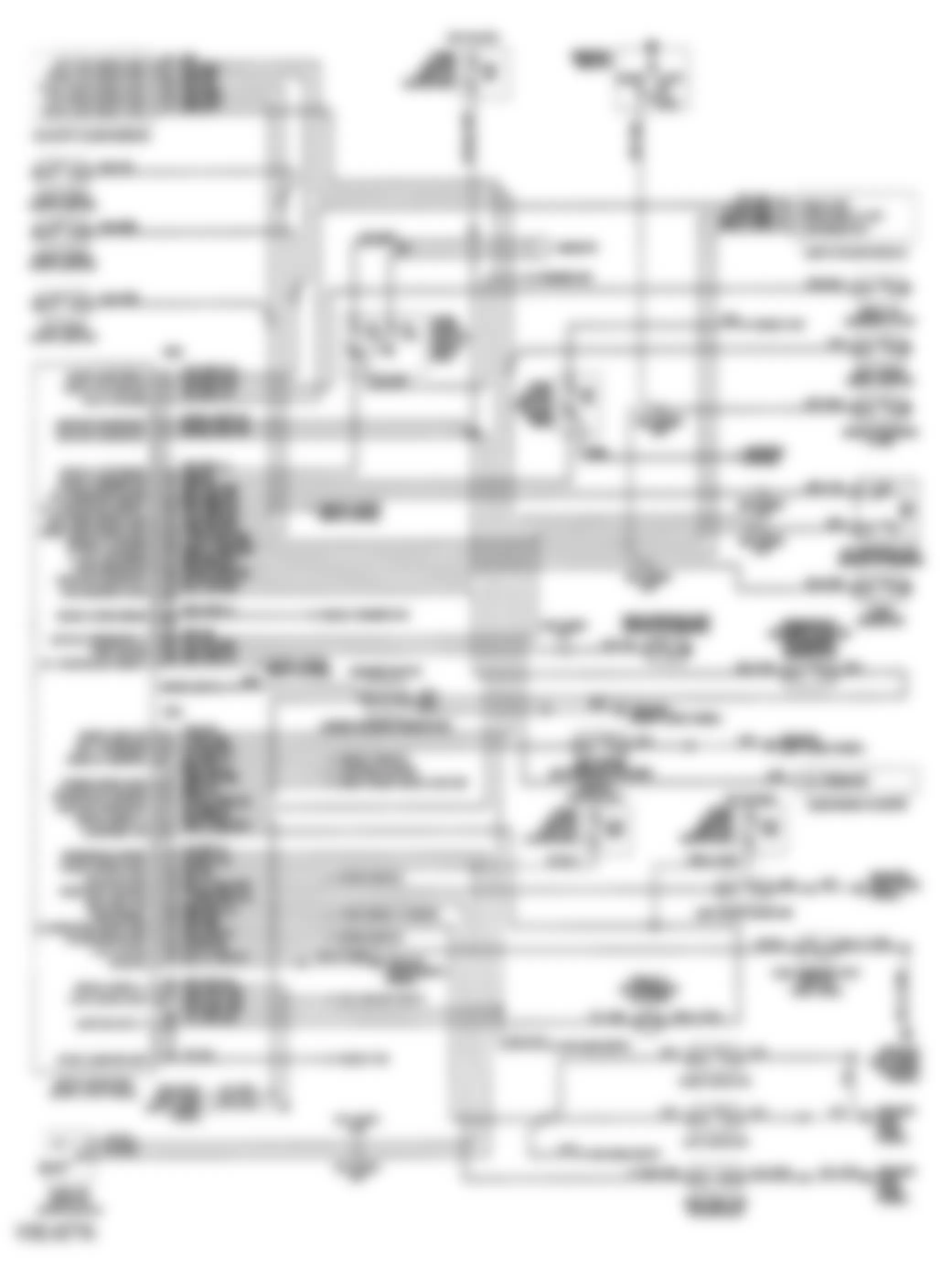 Chrysler Imperial 1993 - Component Locations -  BCM W/Electronic Instrument Cluster Wiring Diagram