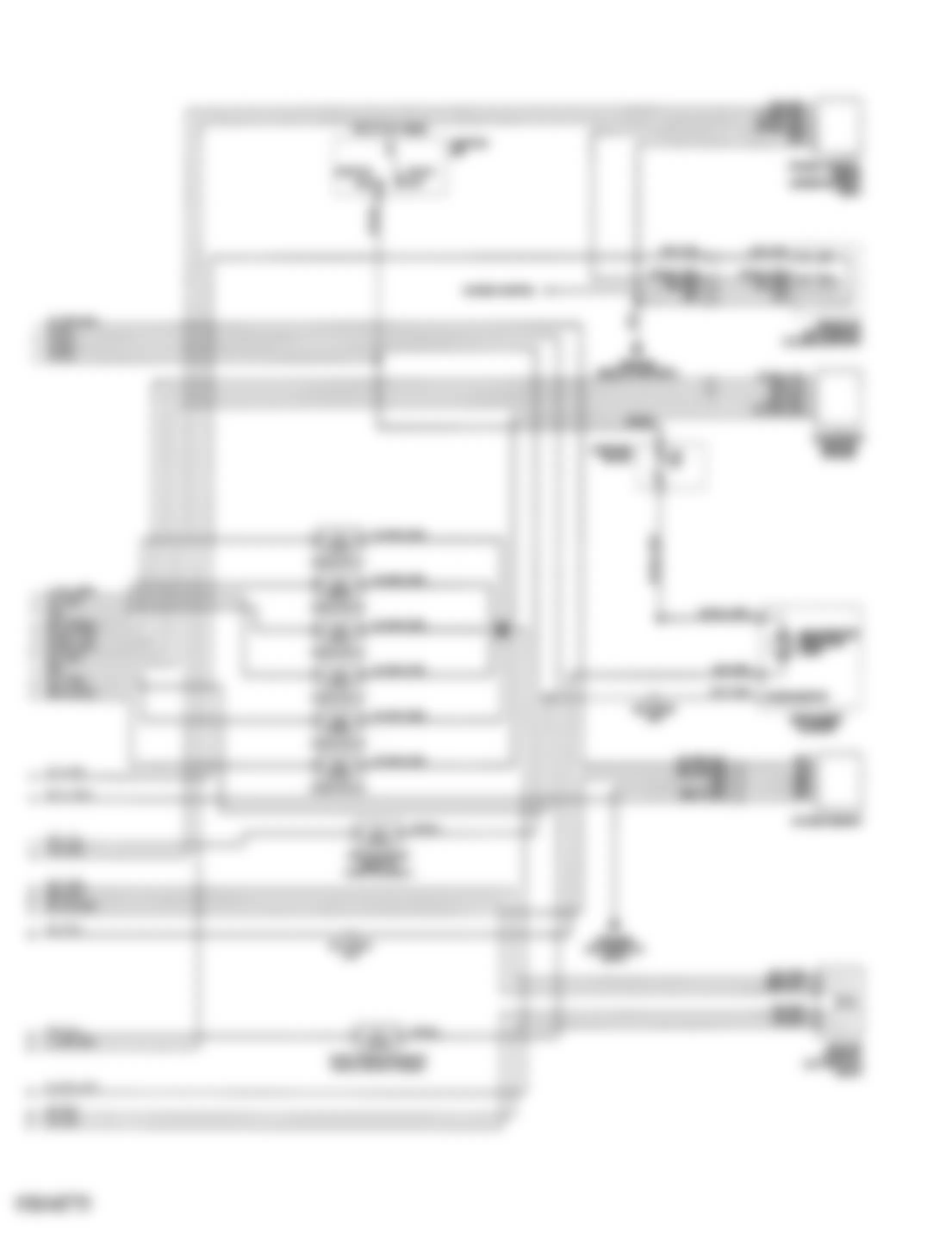 Chrysler New Yorker Salon 1993 - Component Locations -  PCM Wiring Diagram - 2 Of 2 (3.3L & 3.8L PFI)