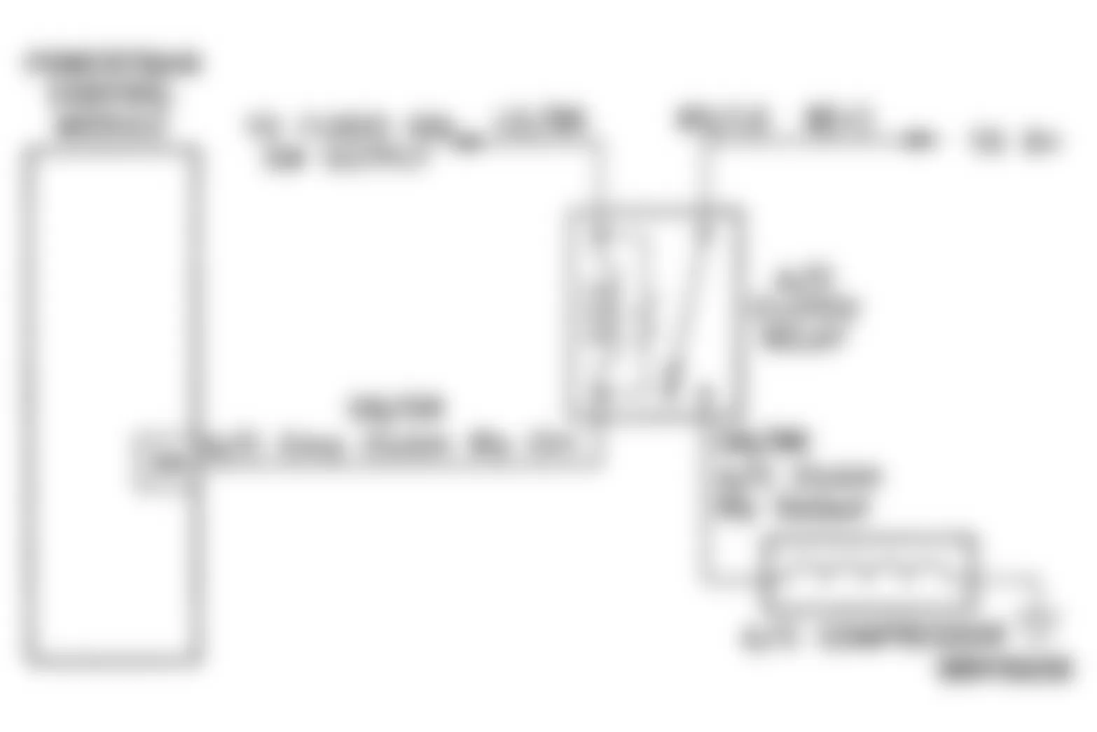 Chrysler New Yorker 1994 - Component Locations -  Test TC-45A - A/C Clutch Relay Circuit Schematic