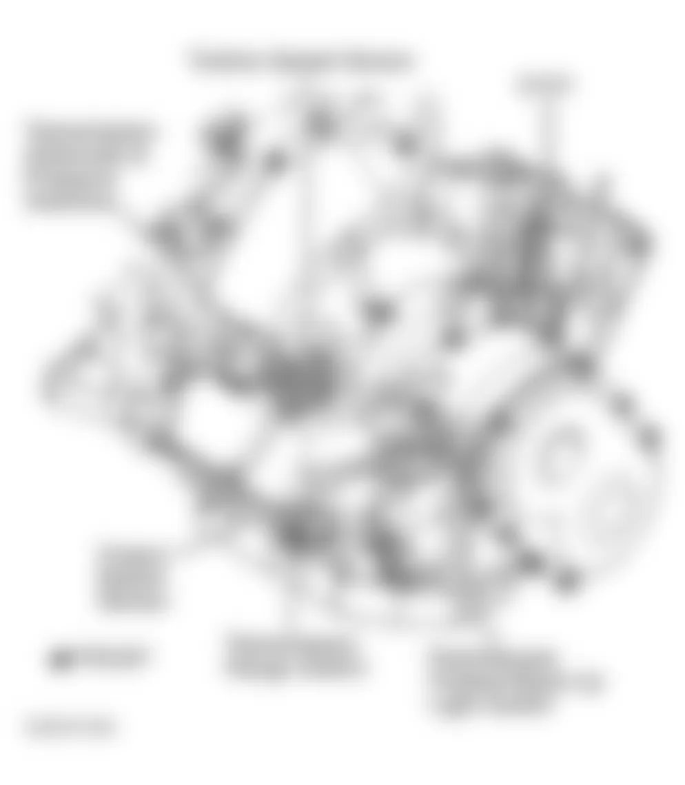 Chrysler Cirrus LX 1995 - Component Locations -  Transmission