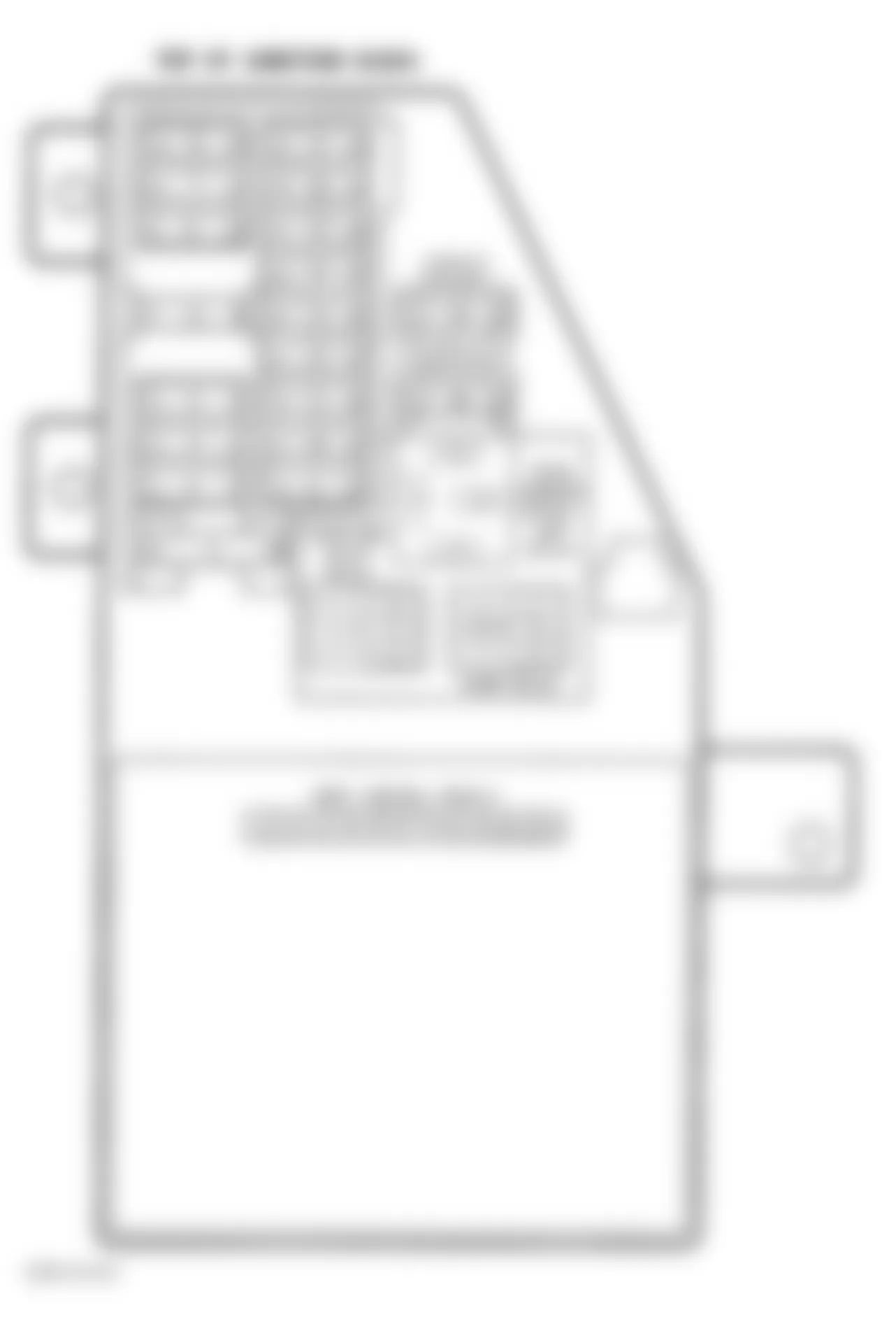 Chrysler Cirrus LXi 1995 - Component Locations -  Identifying Junction Block Circuit Breakers, Fuses & Relays