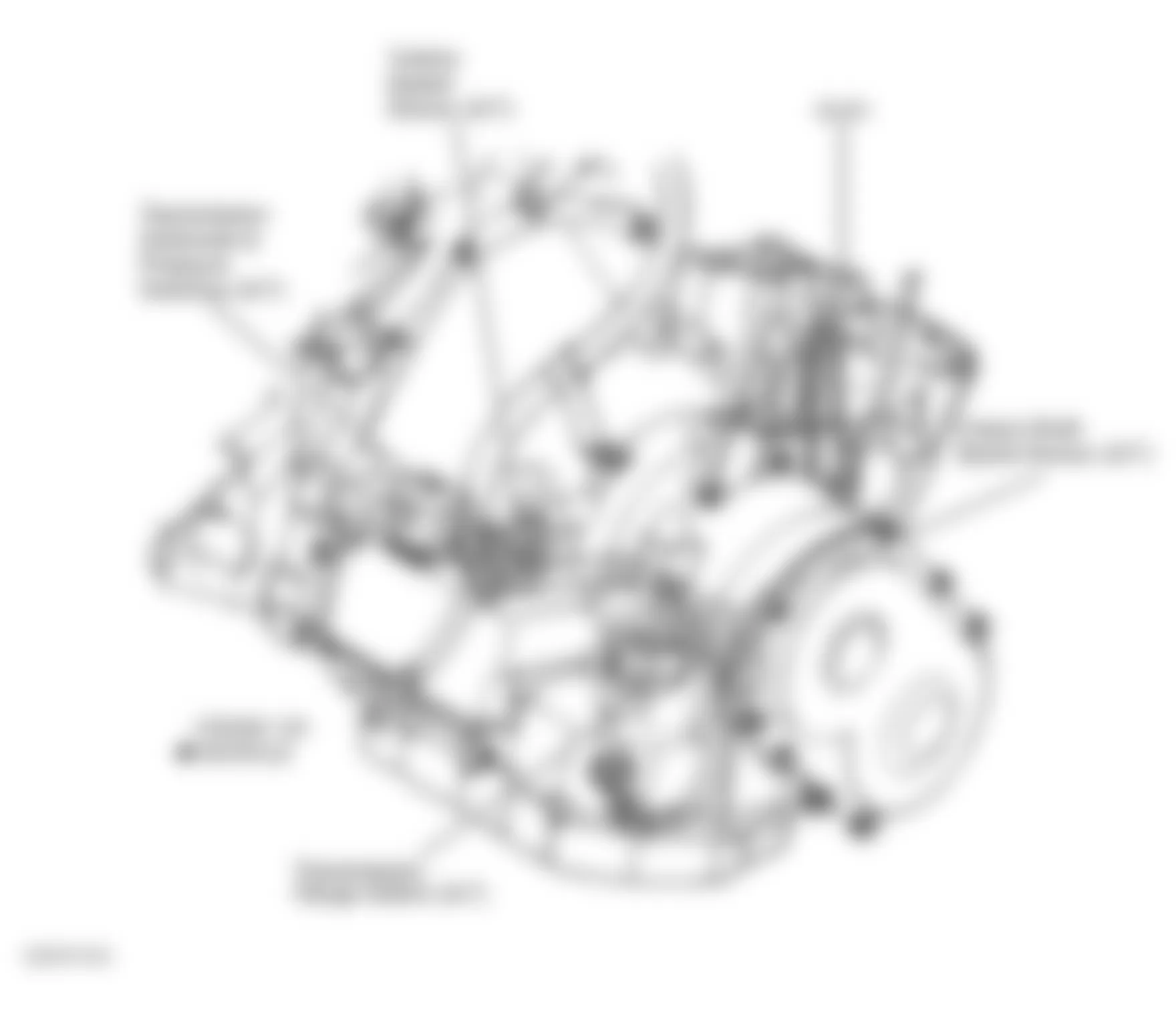 Chrysler Cirrus LX 1996 - Component Locations -  Transmission