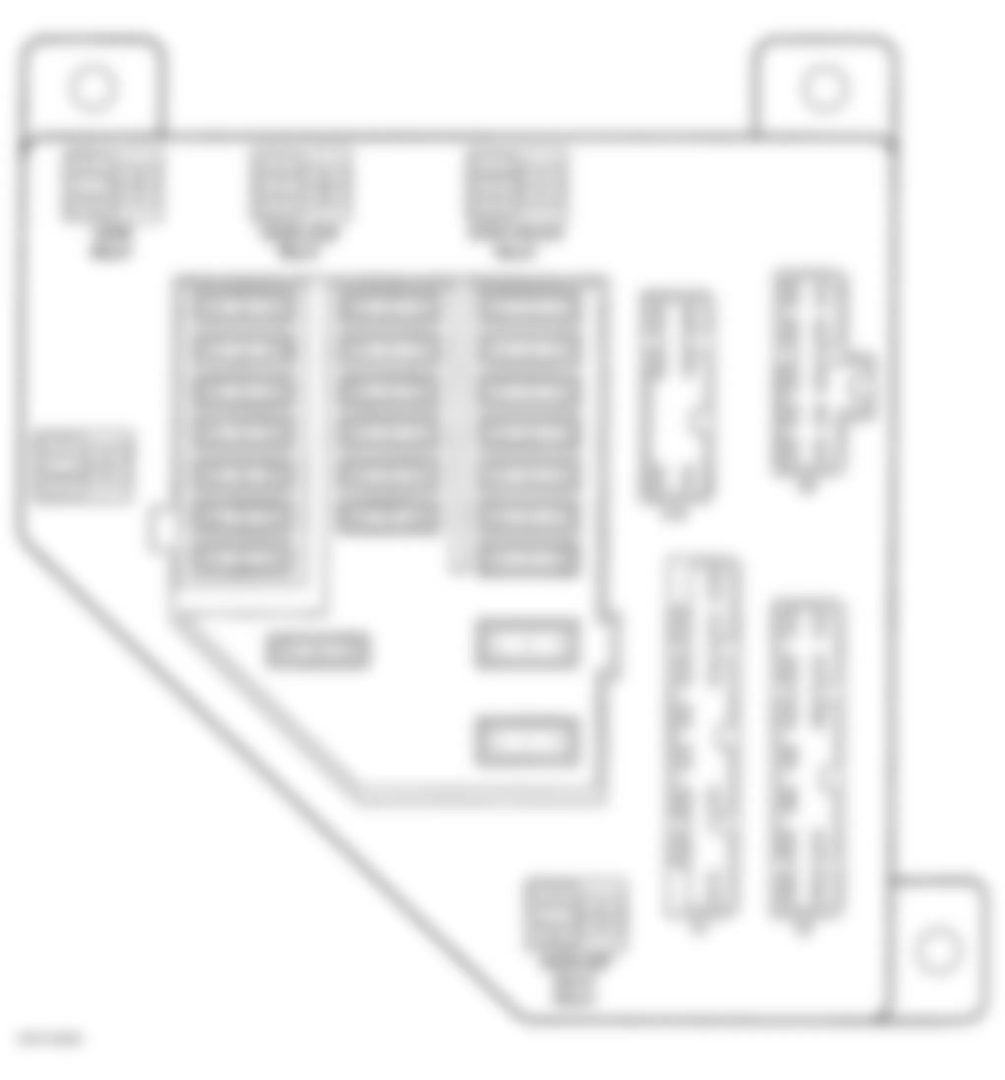 Chrysler Concorde LX 1997 - Component Locations -  Identifying Junction Block Fuse, Relay & Connectors