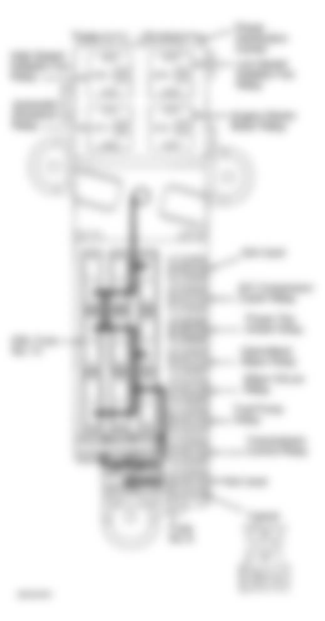 Chrysler Cirrus LXi 1998 - Component Locations -  Locating Power Distribution Components & Terminals